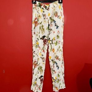 Zara Woman floral pants